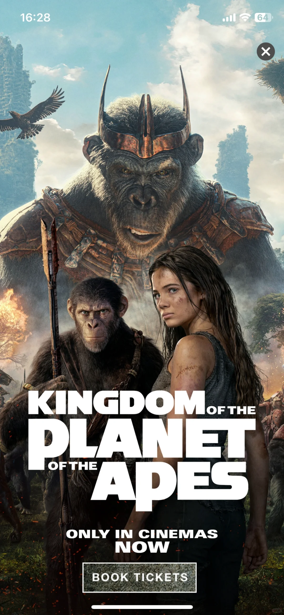 猩球新电影上映啦 赶上英国首播！