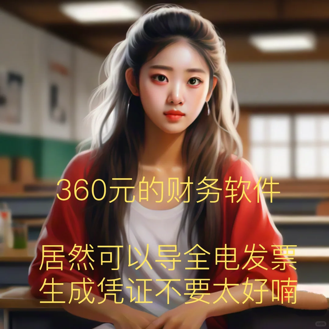 360元财务软件居然可导全电发票生凭证