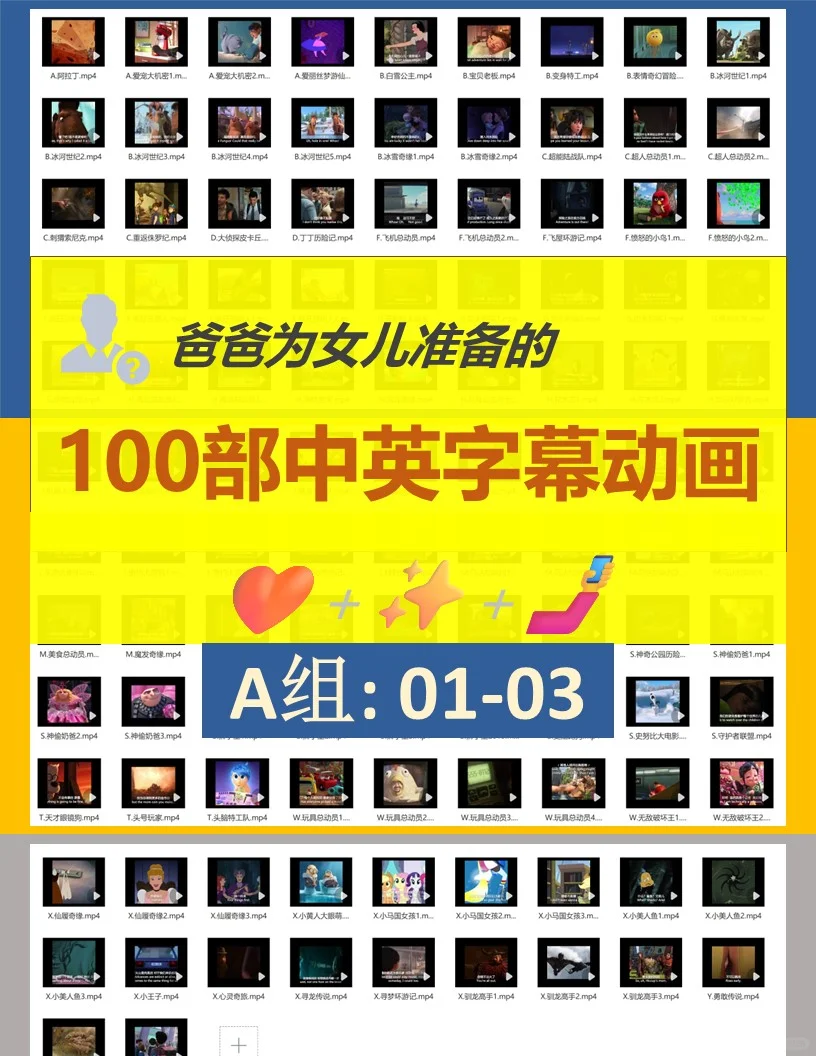 小学生 | 中英文字幕动画电影推荐(A)