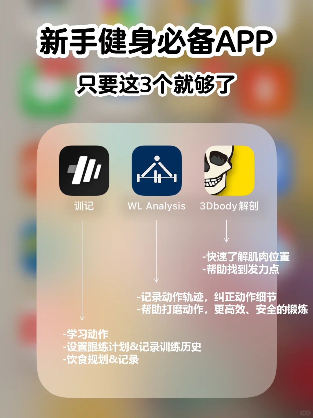 健身人必须拥有的小众app