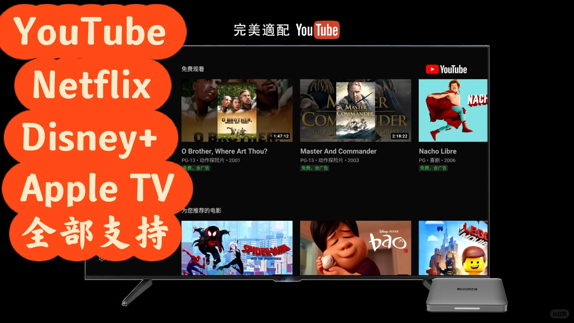 一套海外看电视的丝滑小盒子