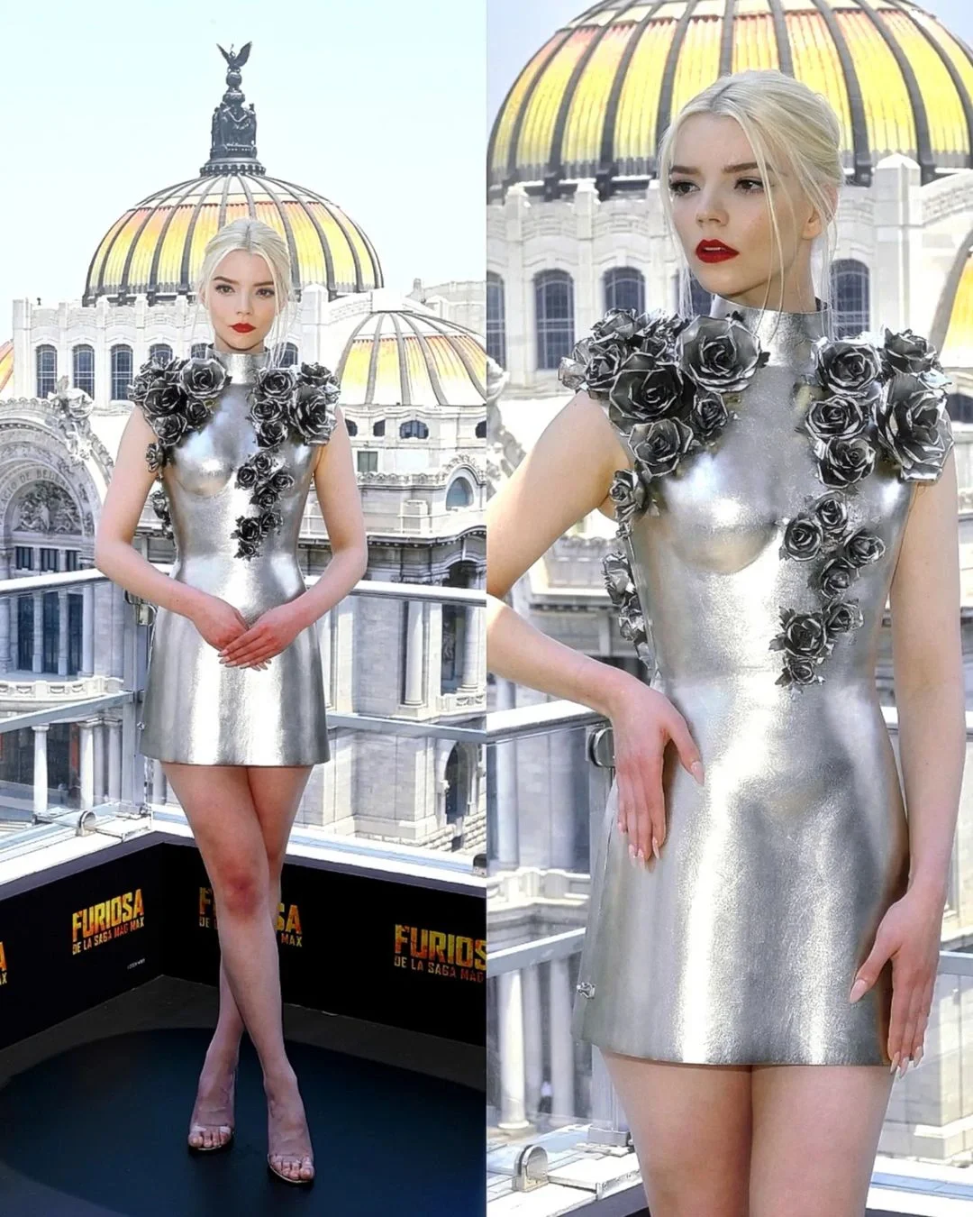 Anya Taylor-Joy近日宣传新电影四套造型