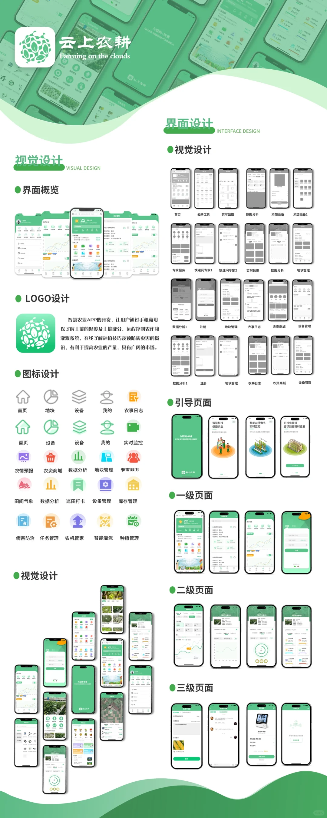 ui设计｜智慧农业APP界面设计