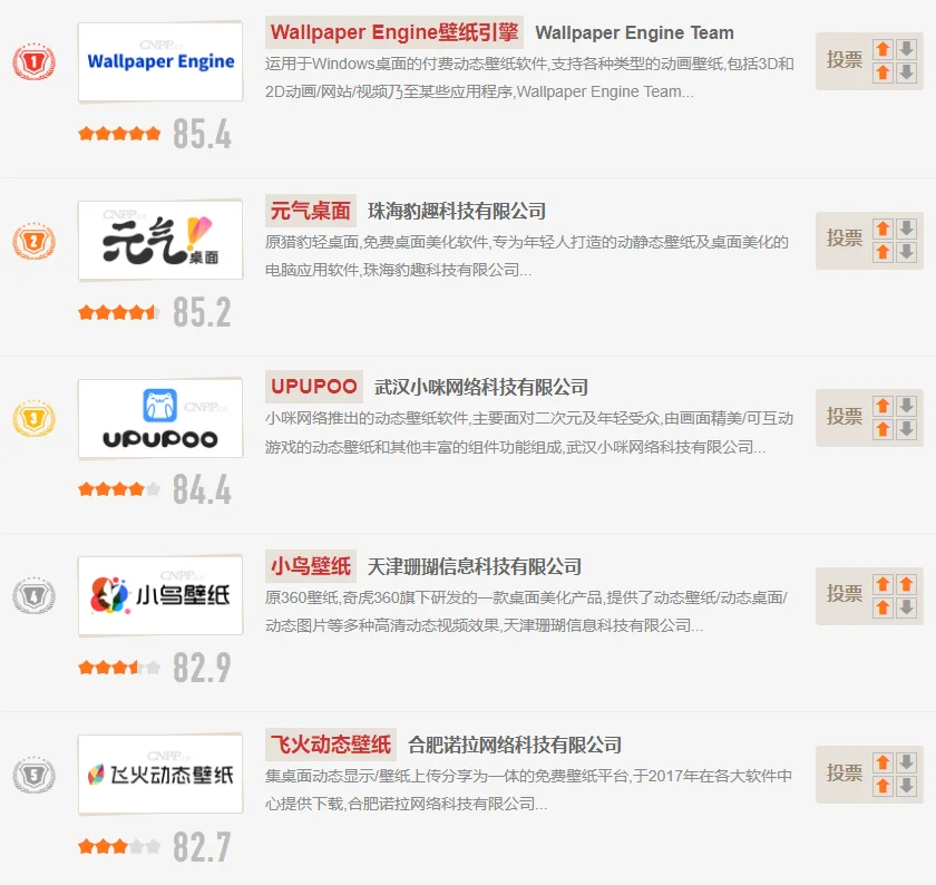 壁纸软件十大排行