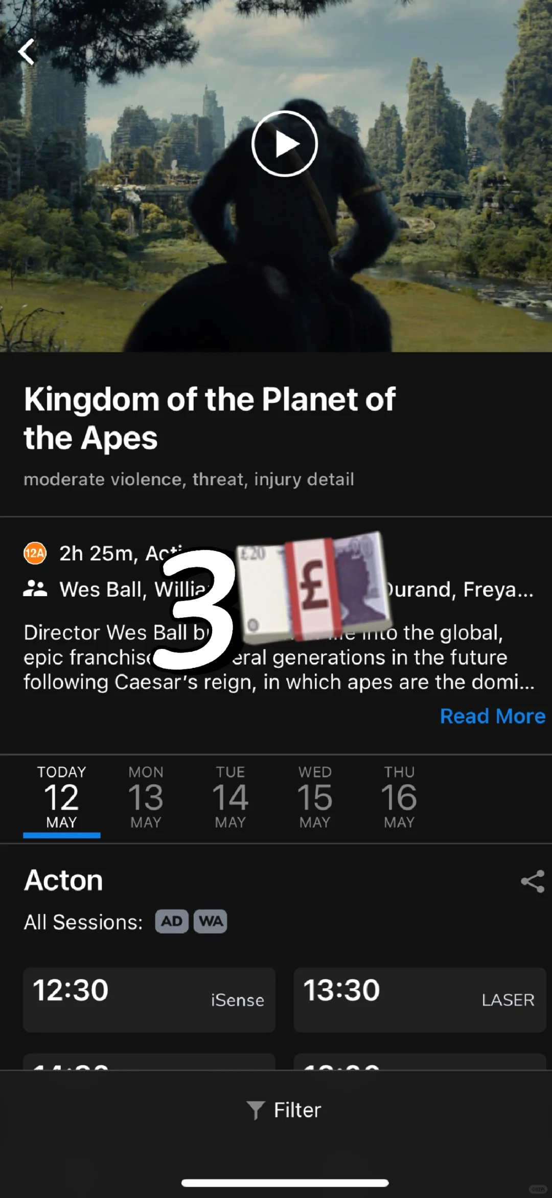 🇬🇧Odeon看猩球崛起等电影（秒回‼️