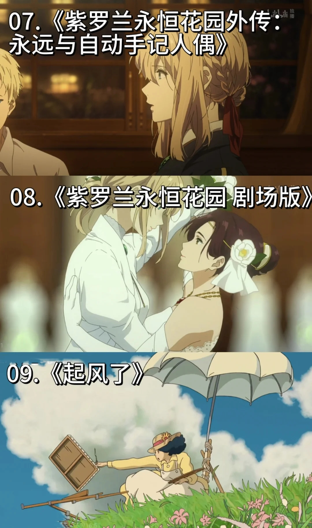 超好看的18部动漫电影推荐！