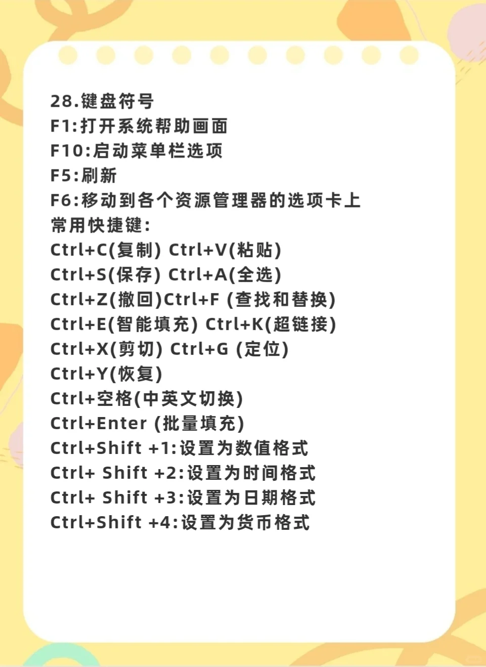 电脑一定要学的基础操作