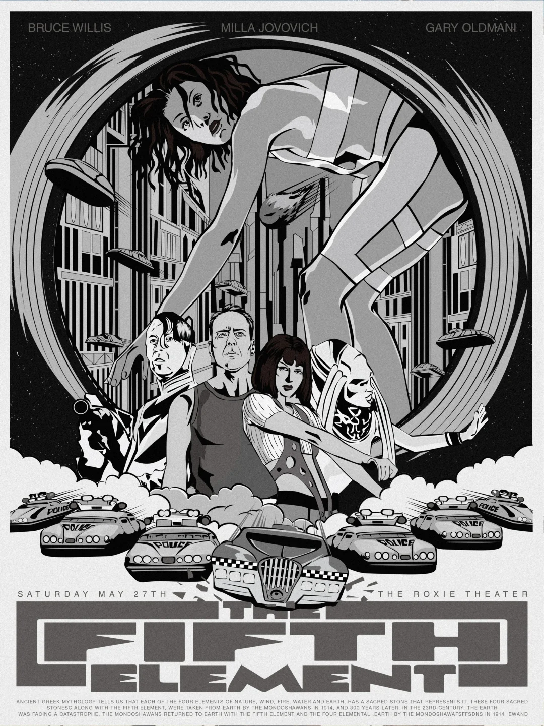 复古海报插画|还有谁没看过这部电影呀?