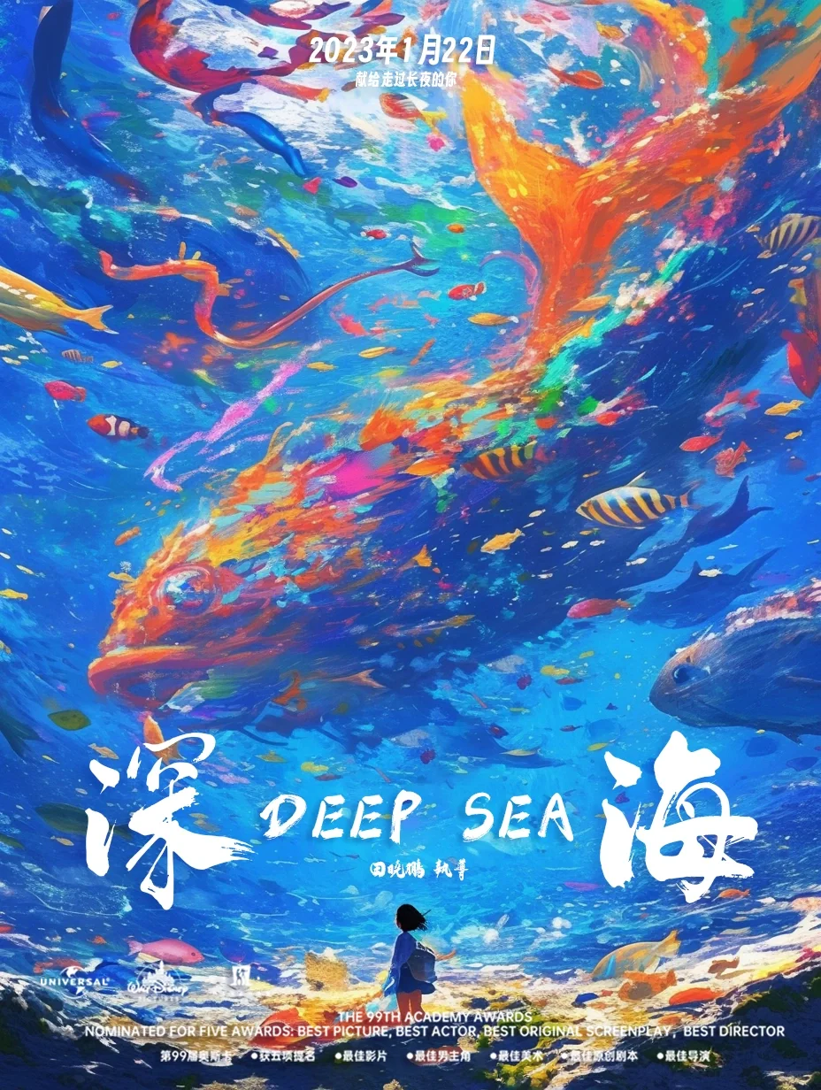 Mjdjourney｜《深海》电影海报制作