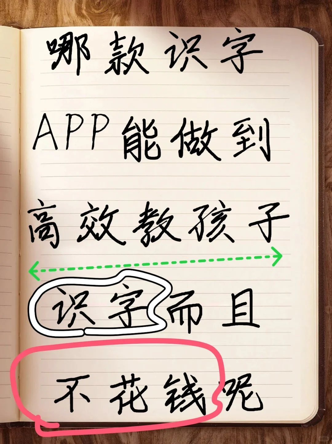 宝藏！发现一个不花钱可以免费识字的APP