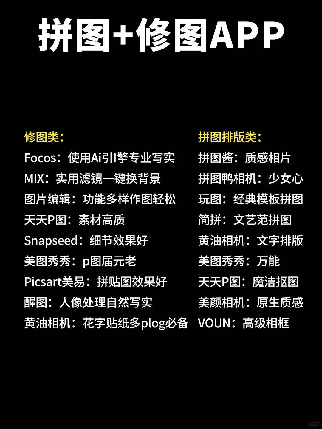 搞钱必备🉐45个APP🔥摄影+剪辑+文案✅