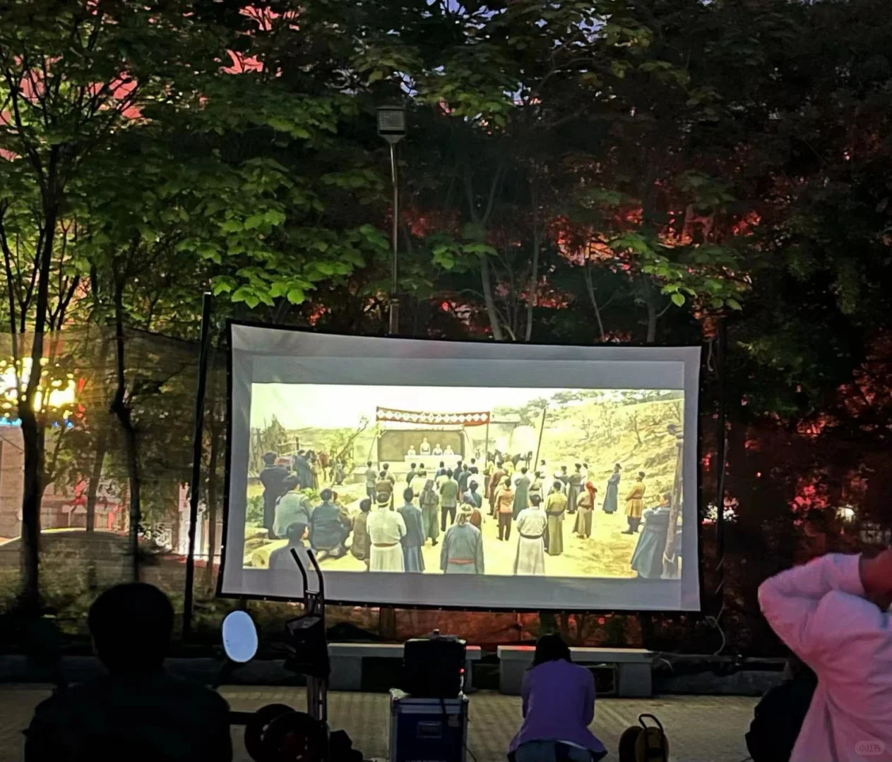 有多少人曾经这样看过电影的？