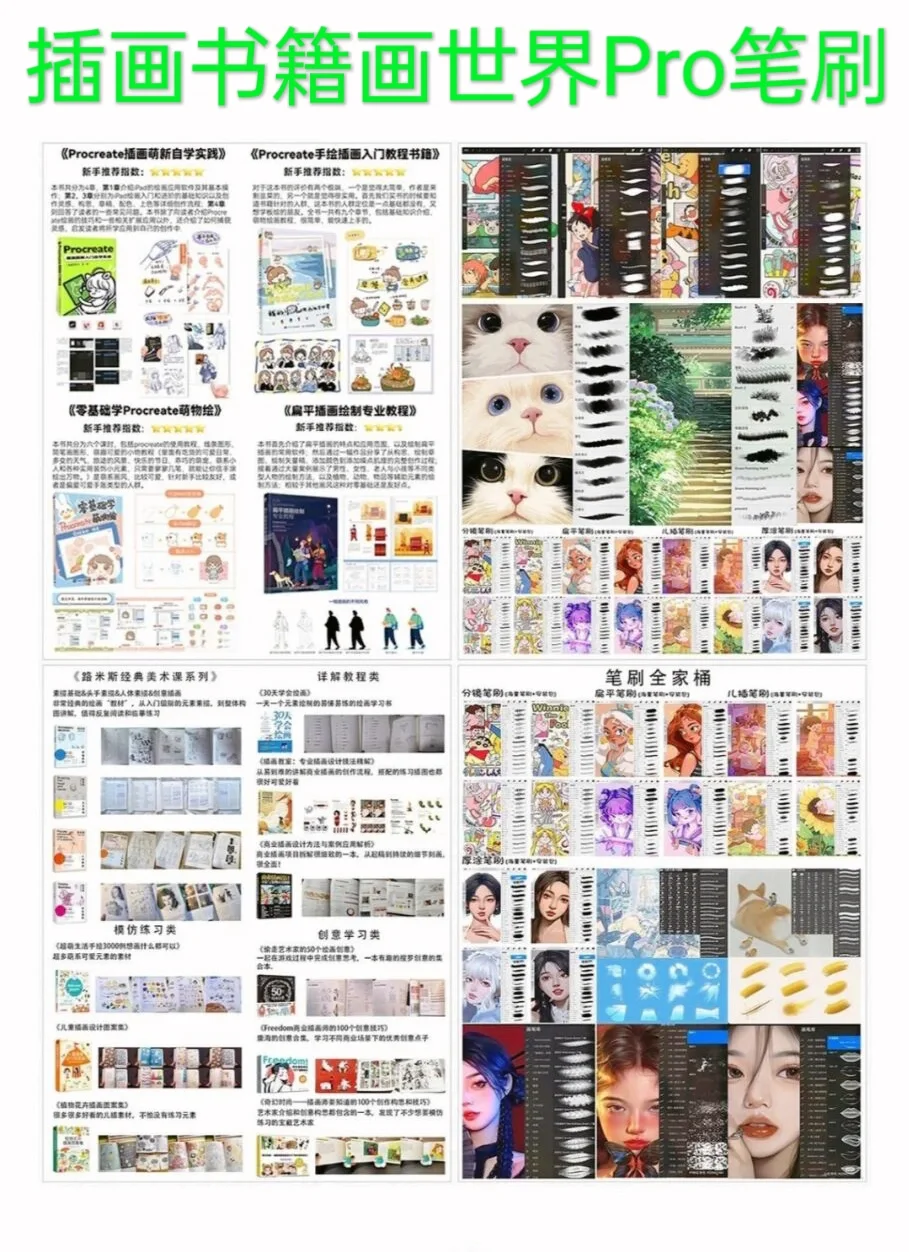画世界Pro入门学插画，练完这些就ok！