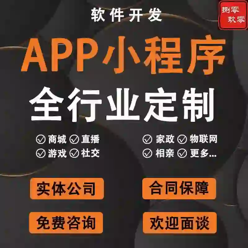 小程序app公众号网站专业开发定制