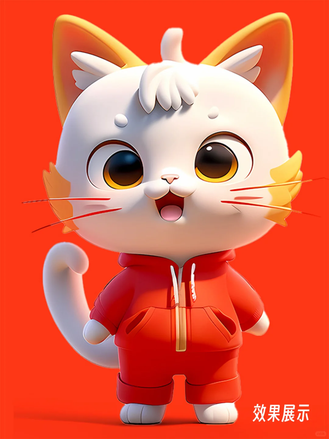 喂饭级一看就会用SD快速生成IP卡通3D模型图