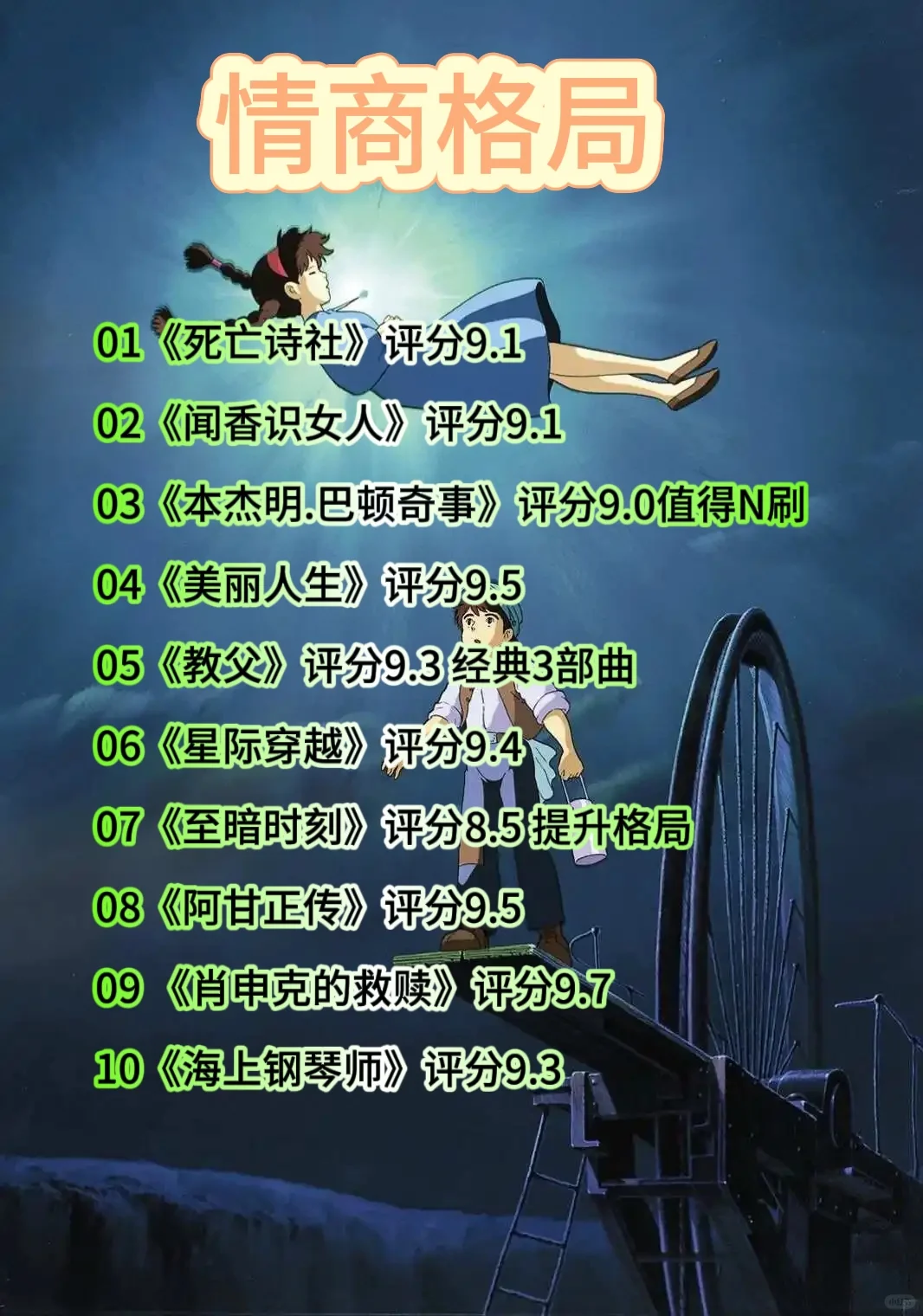 💥💥💥💥不想看书就看这40部好电影