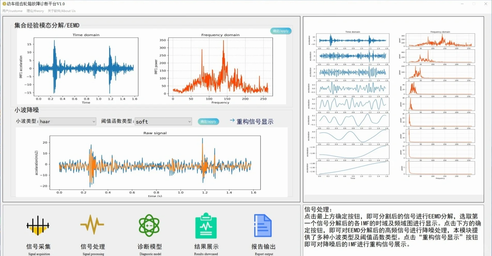 齿轮箱故障诊断系统平台 PyQt5 软件著作权