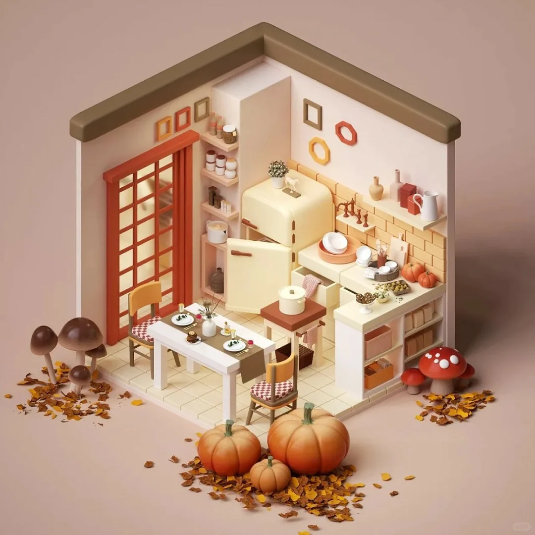 今天也要努力建造可爱!3D建模🎃附教程