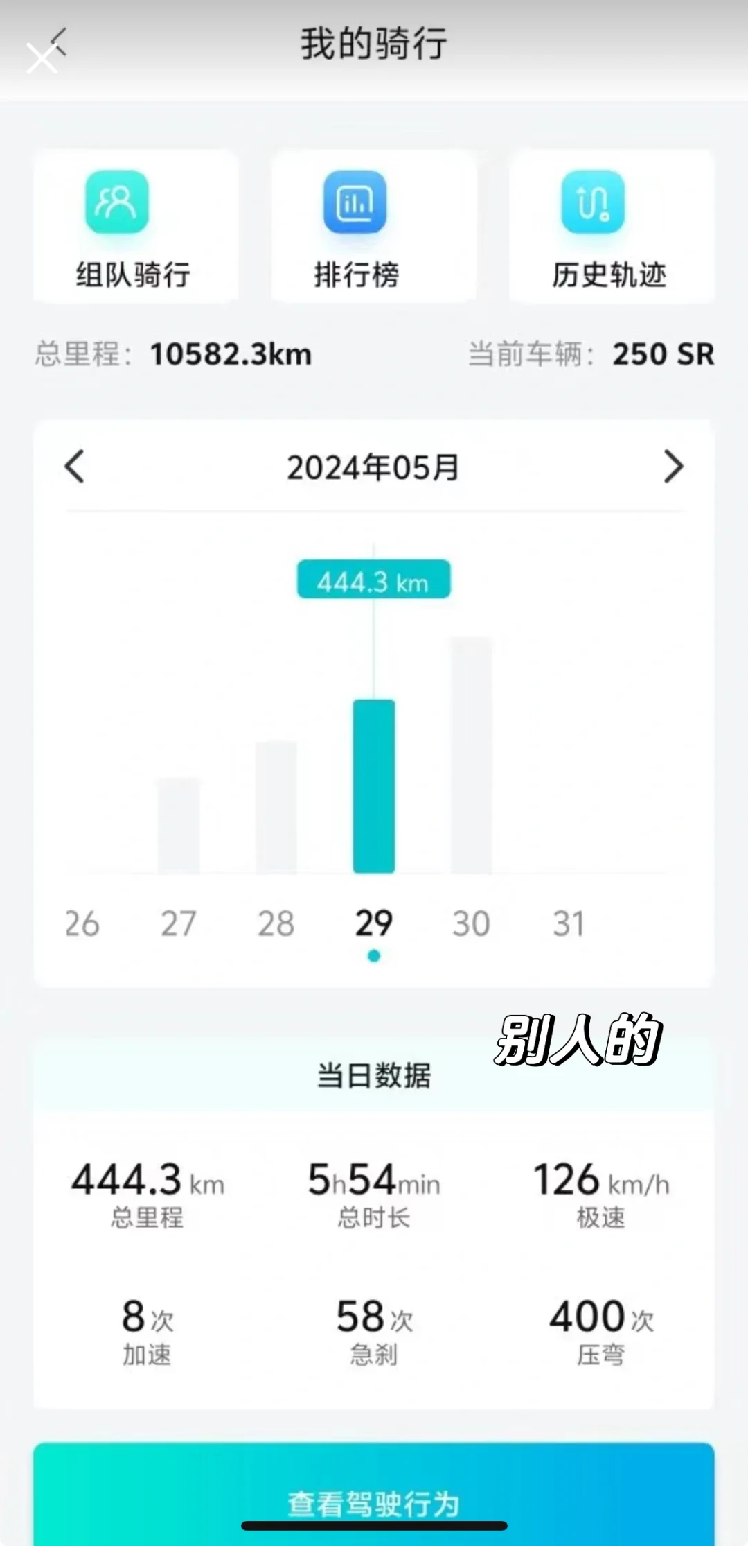 为啥我的春风app里看不到加速、急刹、压弯？