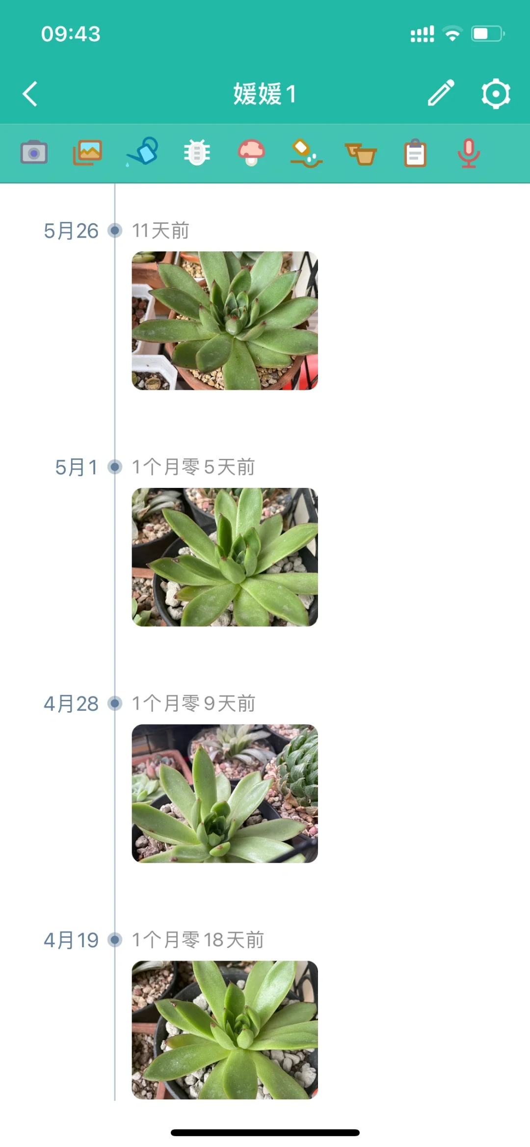 记录肉肉成长的app