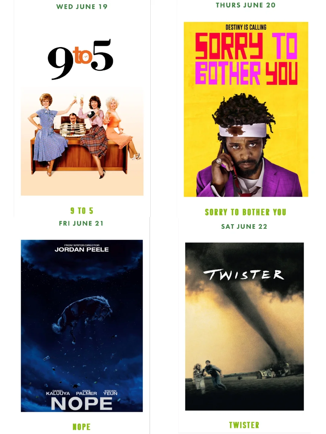 开学前总要去看场户外电影吧！