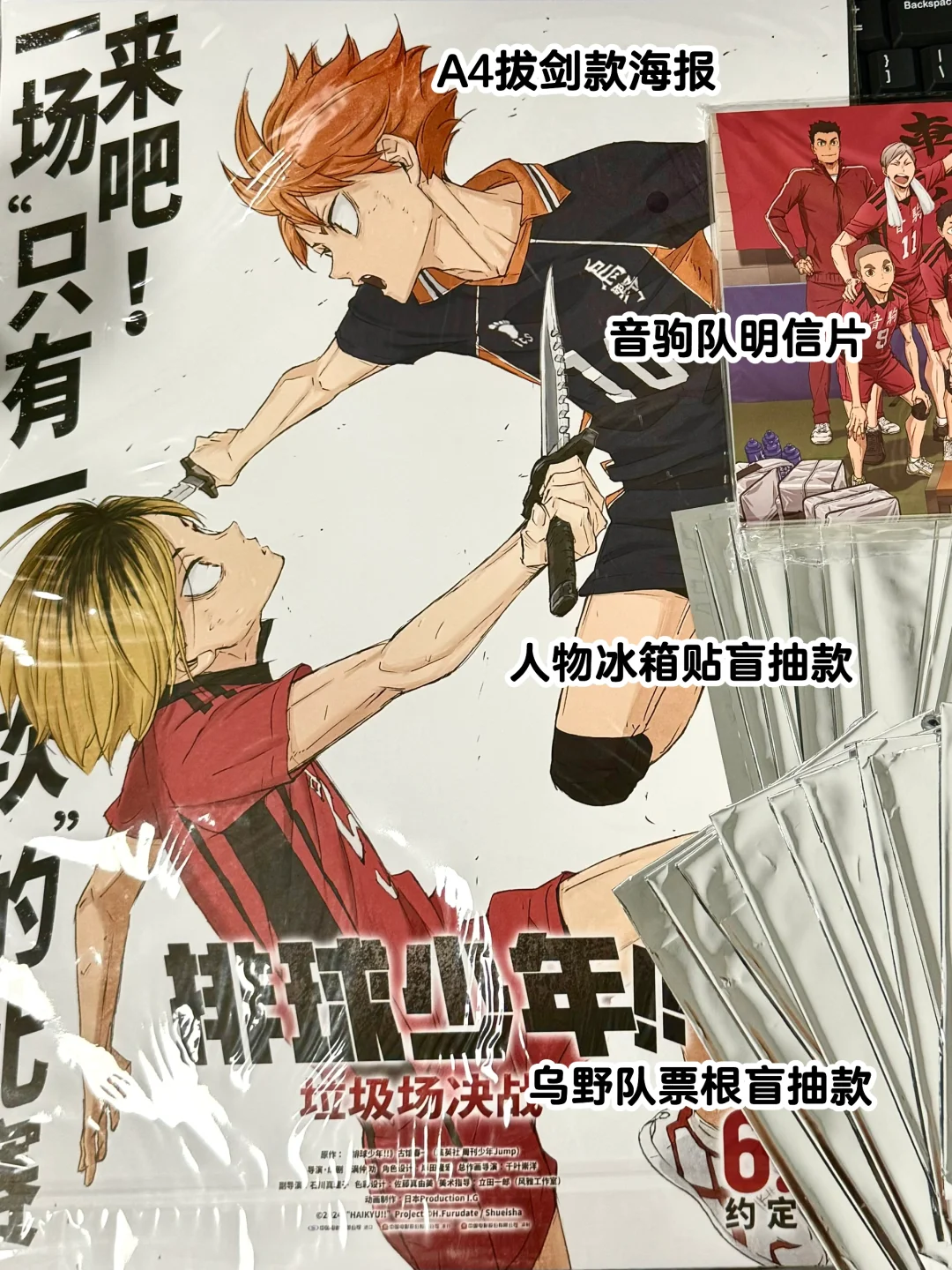 电影《排球少年!!垃圾场决战》官方周边