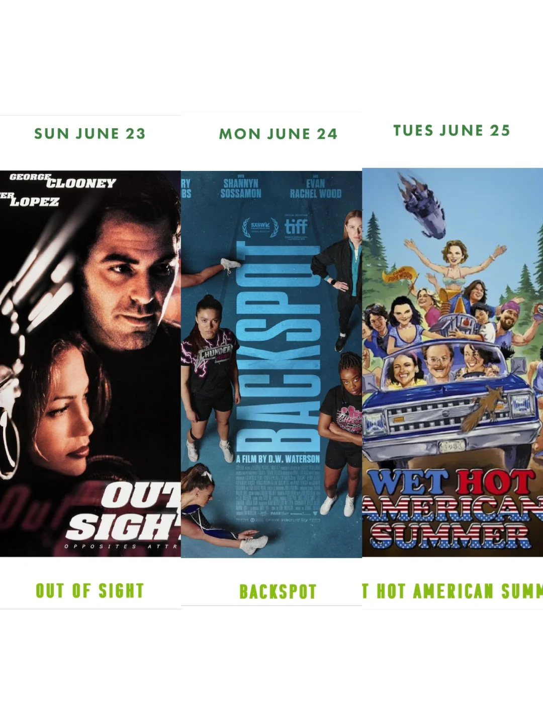 开学前总要去看场户外电影吧！