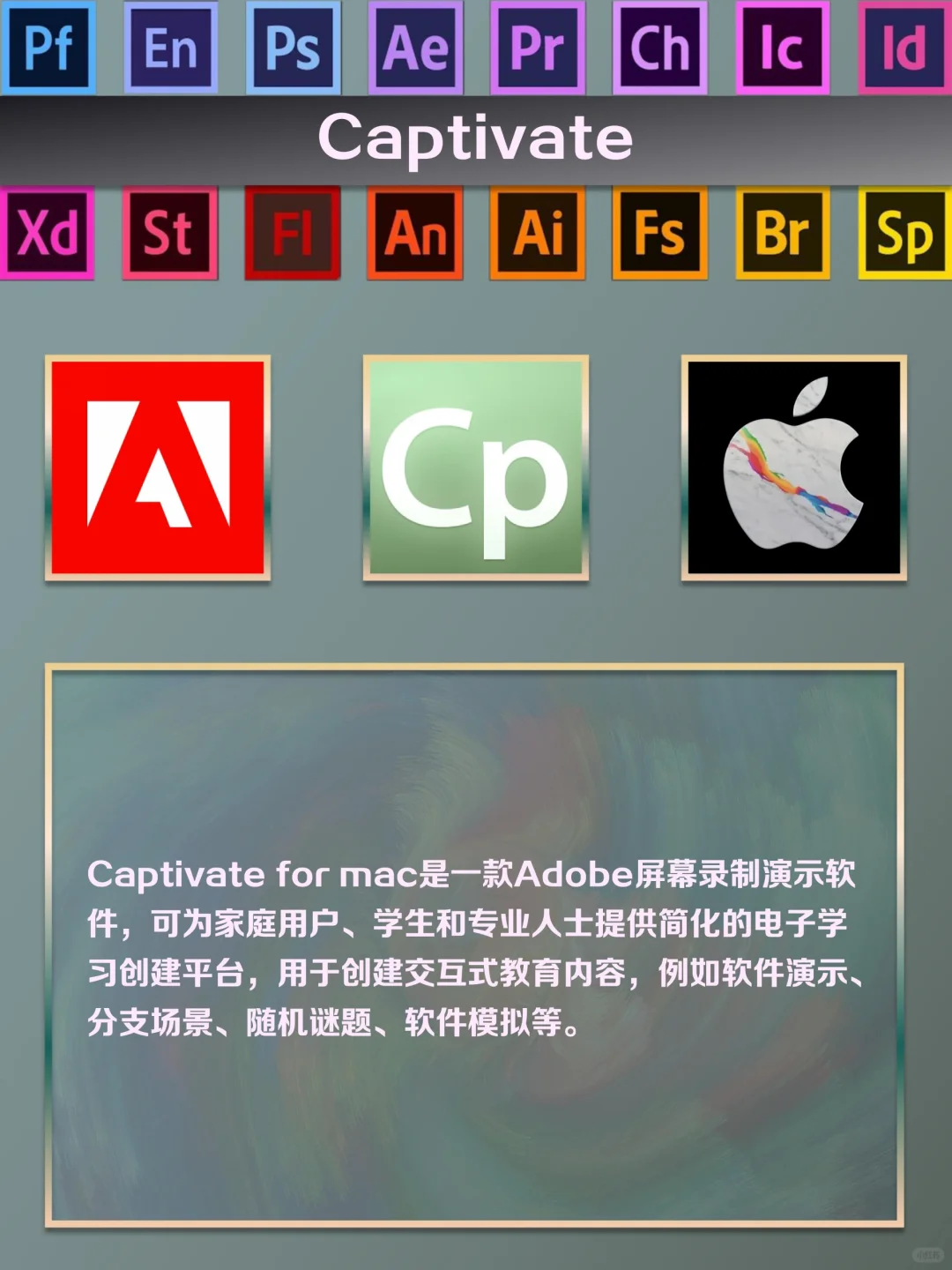 Mac电脑Captivate录屏