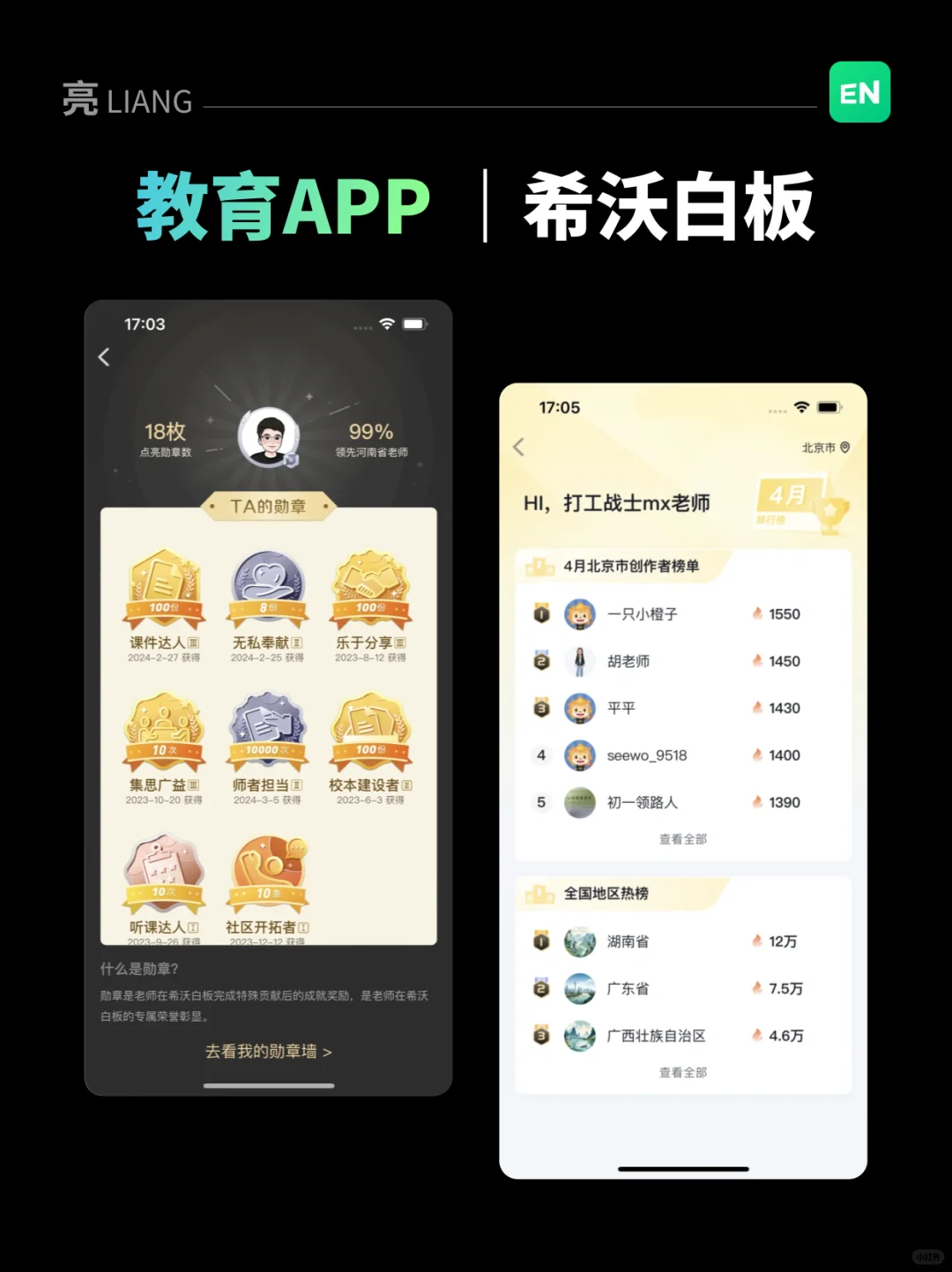 一款超全的教育APP界面