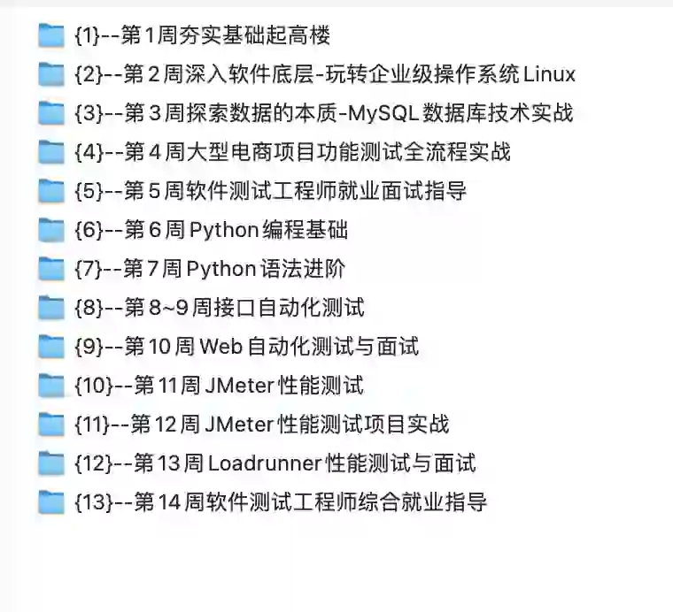 十年+大厂高级开发 无偿分享软件测试资料