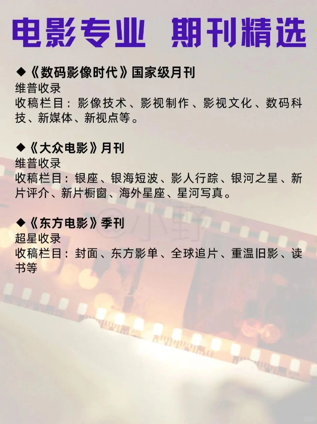 期刊推荐:电影专业期刊推荐