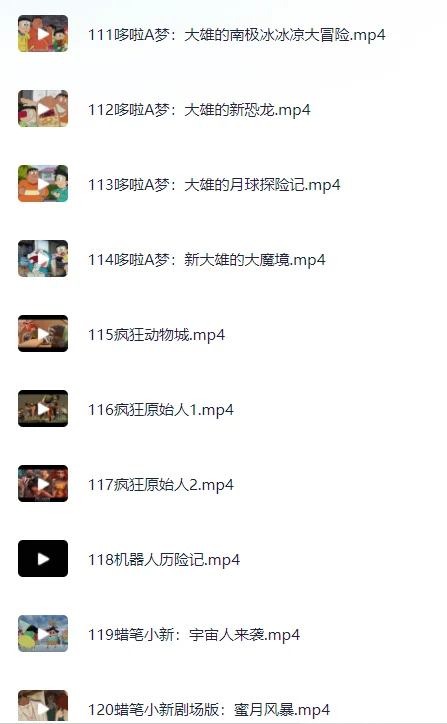 粤语迪士尼电影合集，133部，高清1080P。