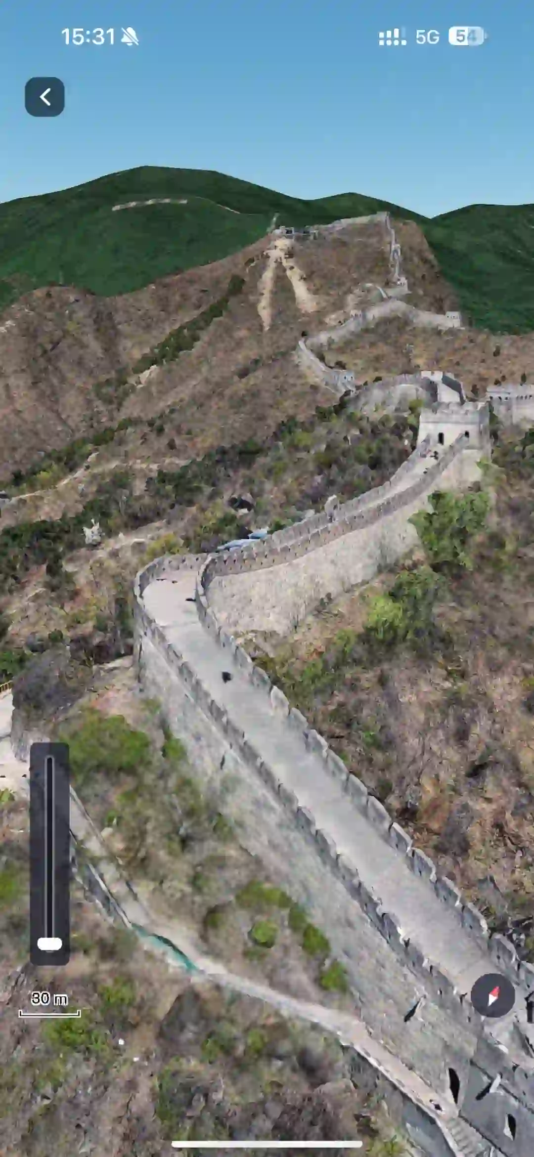 能看到长城实景的地图软件，够真实够震撼