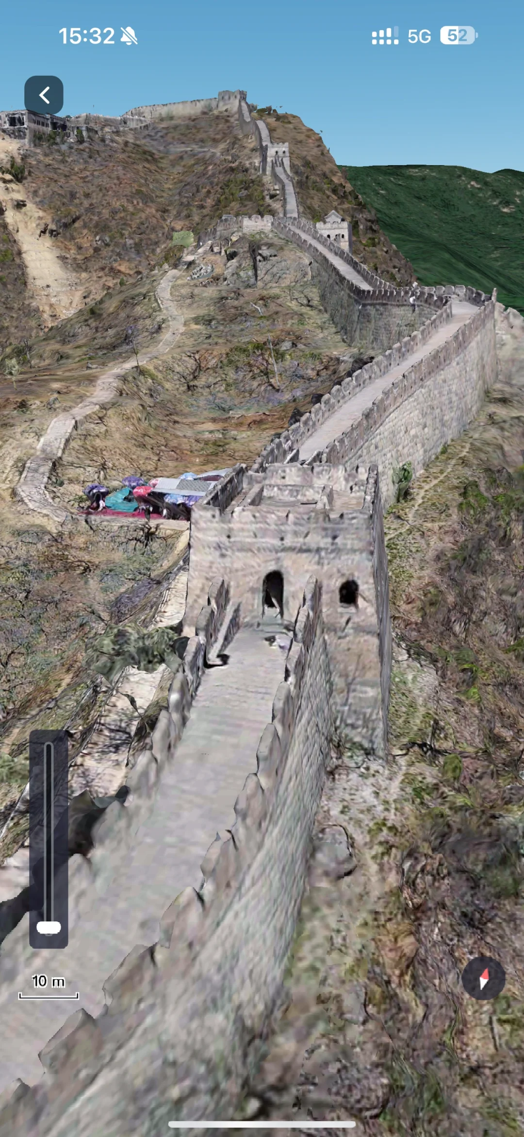 能看到长城实景的地图软件，够真实够震撼