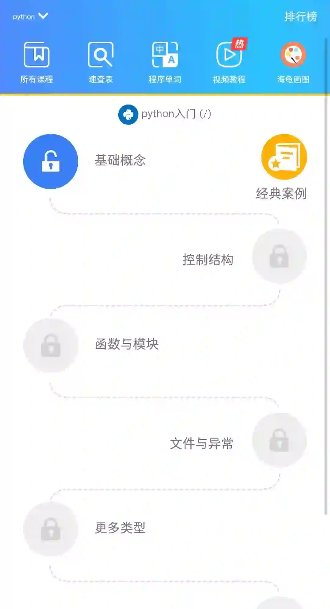 给大家分享一个免费的学习编程的软件