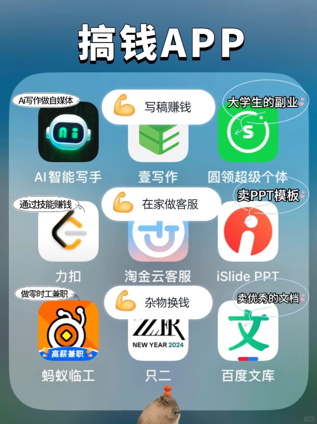 拥有技能❗可以变现的App❗❗