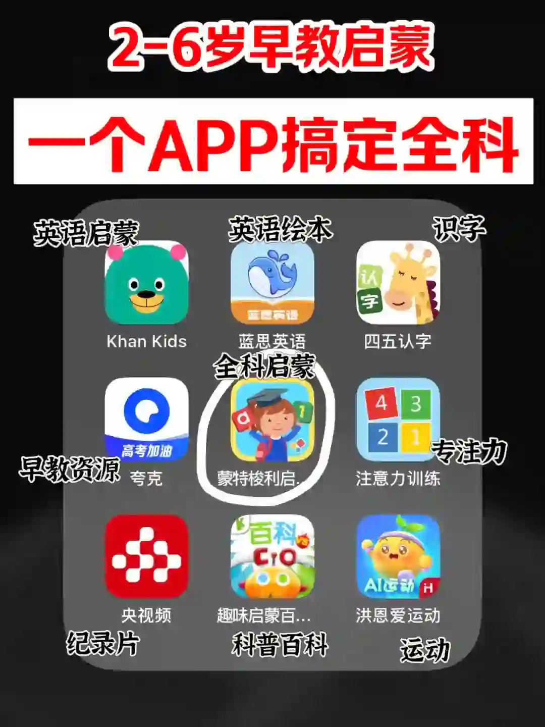 🔥 原来1个APP真能搞定全科启蒙!