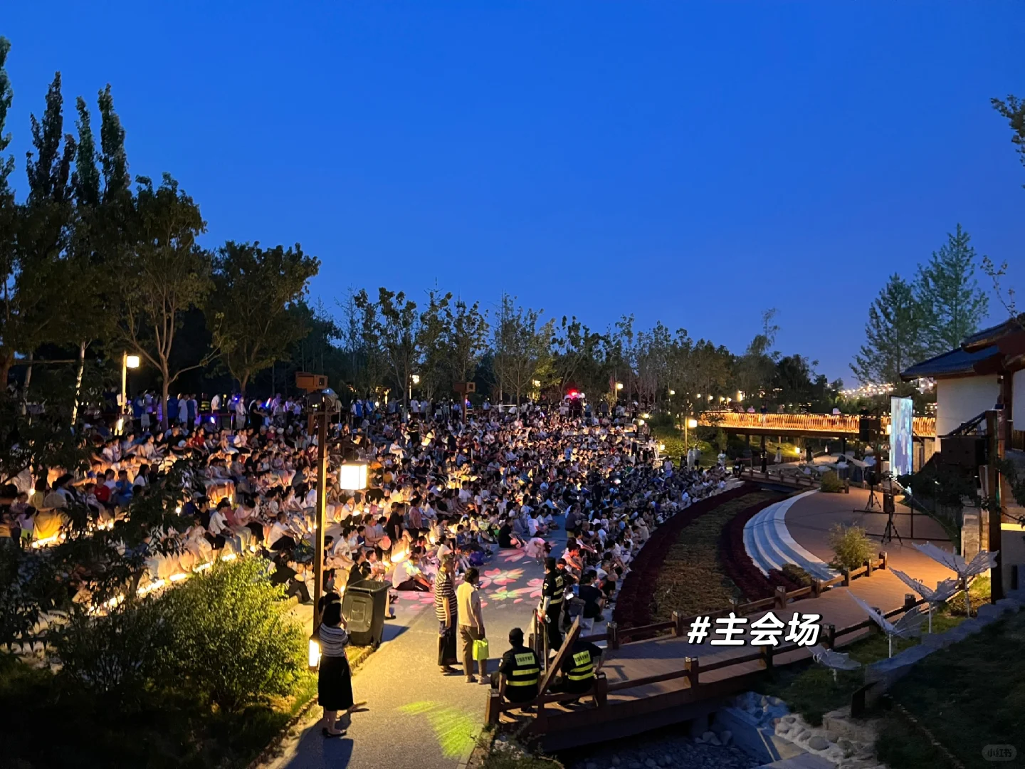 海淀有露天电影啦！就在清河之洲