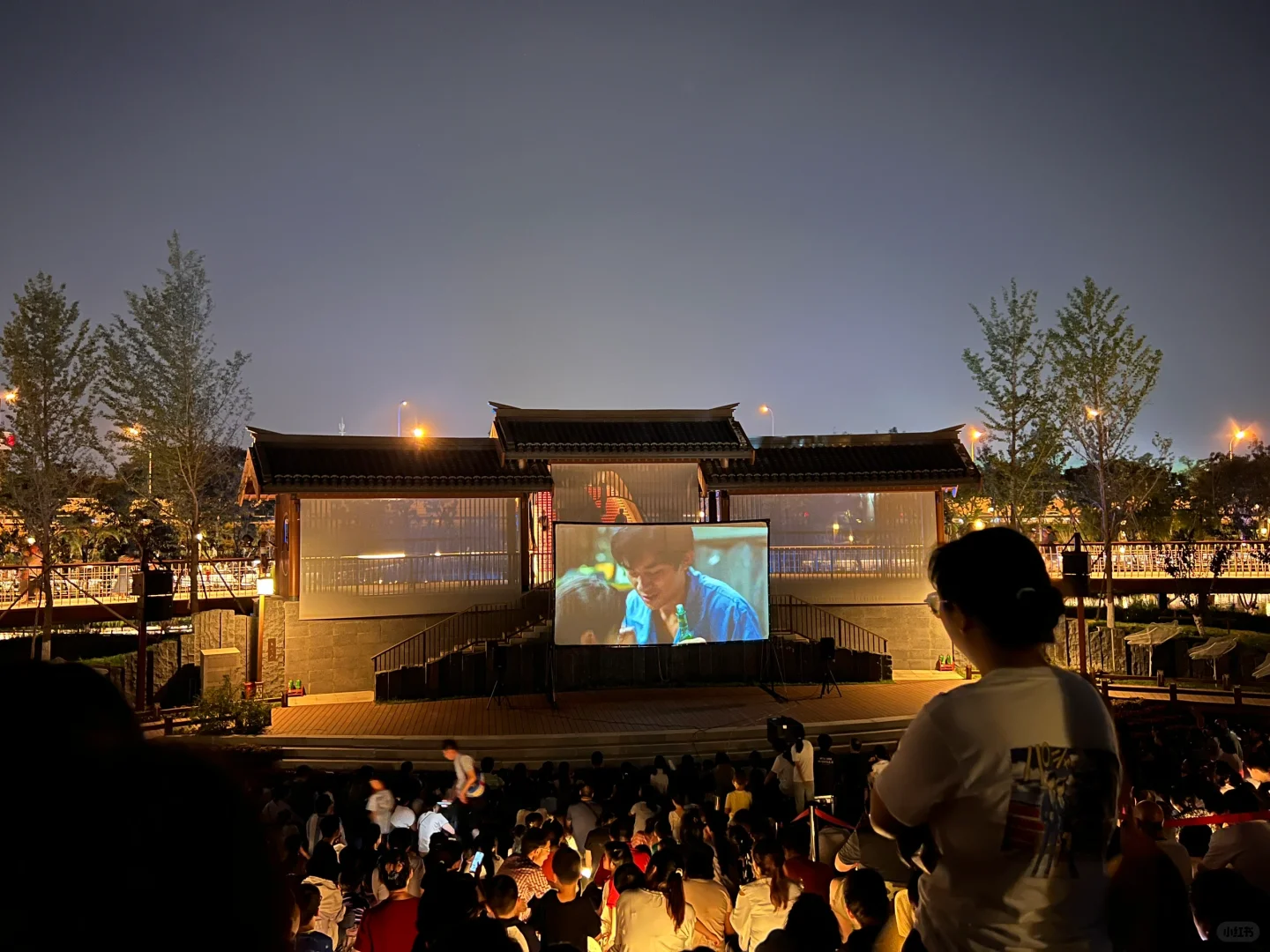 海淀有露天电影啦！就在清河之洲