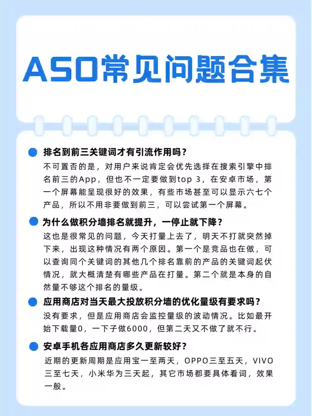 ASO常见问题合集|这些你都知道吗？