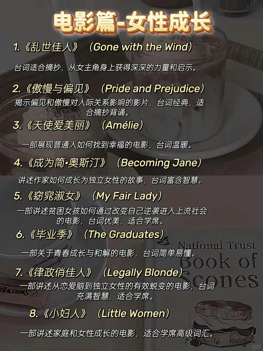 🎞️英语差的女生，一定要狂刷这52部电影