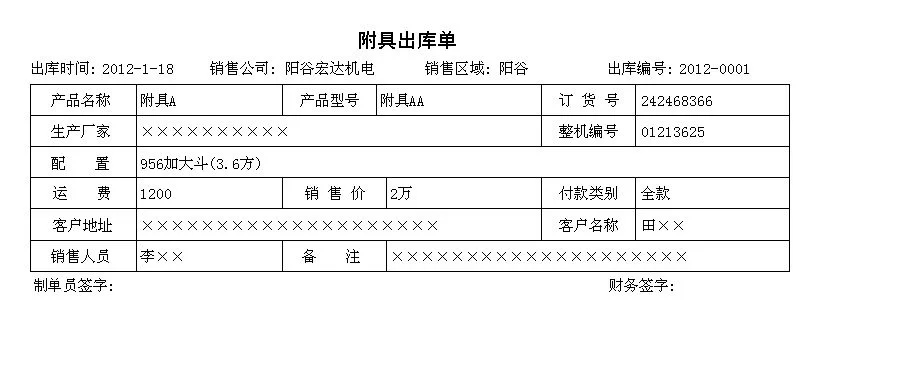 软件定制分享／工程车辆销售管理系统