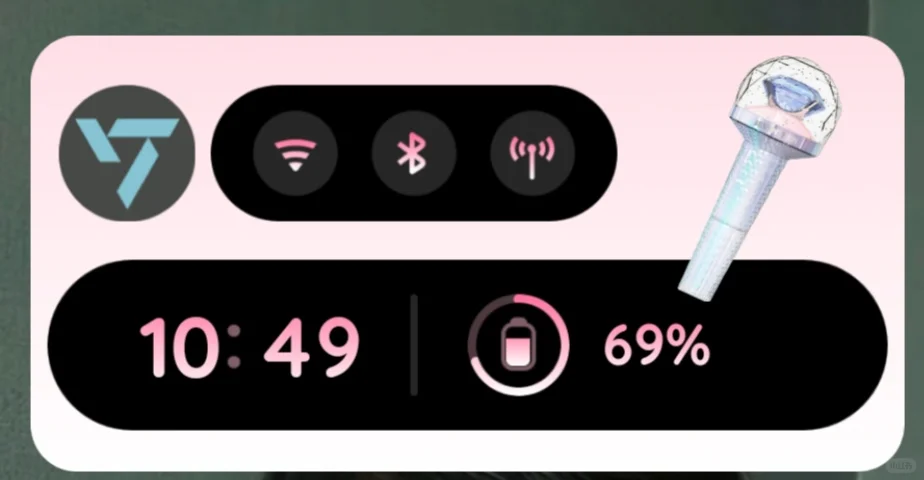 安卓也get到克拉棒灵动组件啦