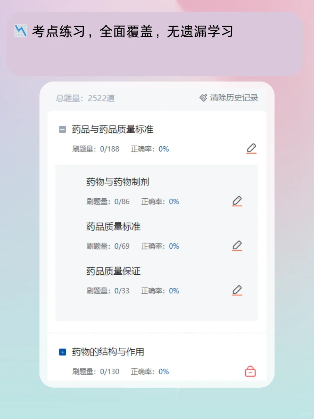 📐 执业西药师刷题APP,高效备考