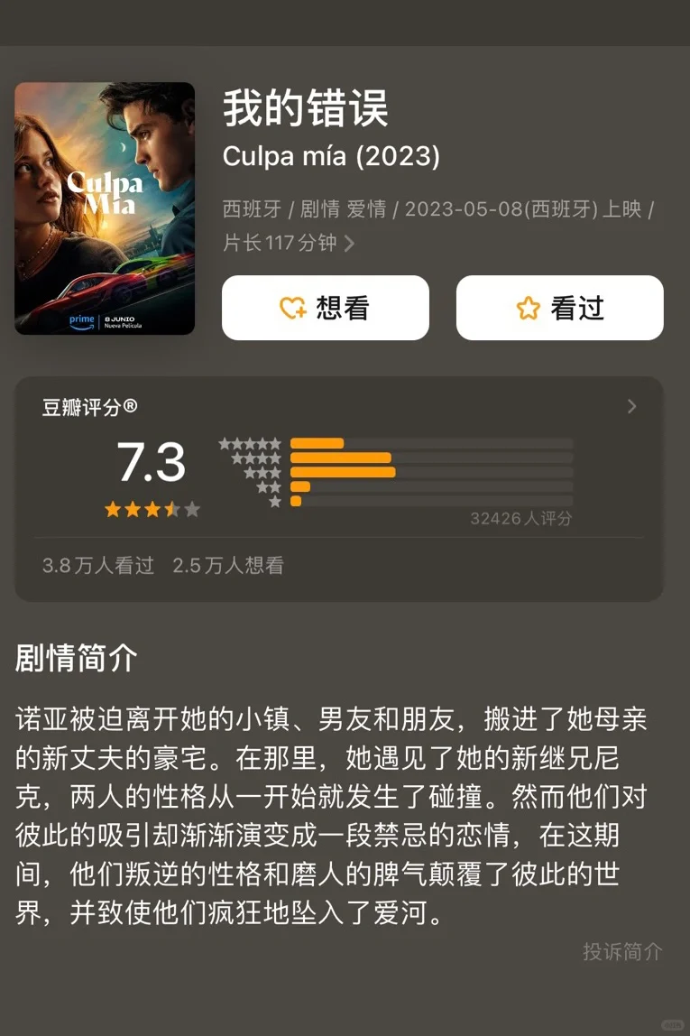 电影推荐🎥我的错误