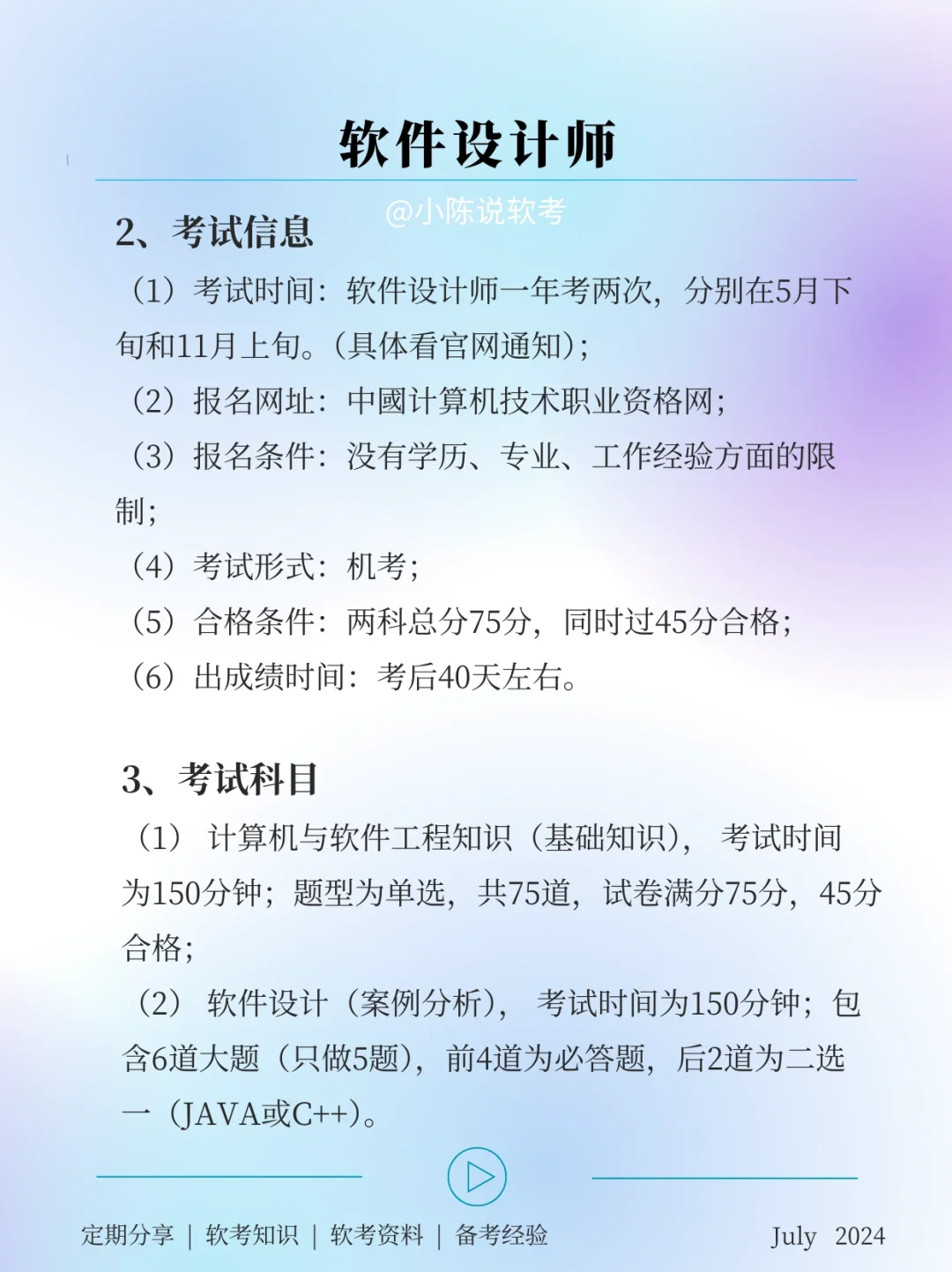 一篇了解💡,软考中级之软件设计师