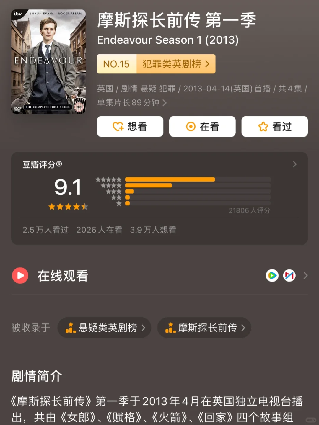 犯罪片合集：悬疑推理