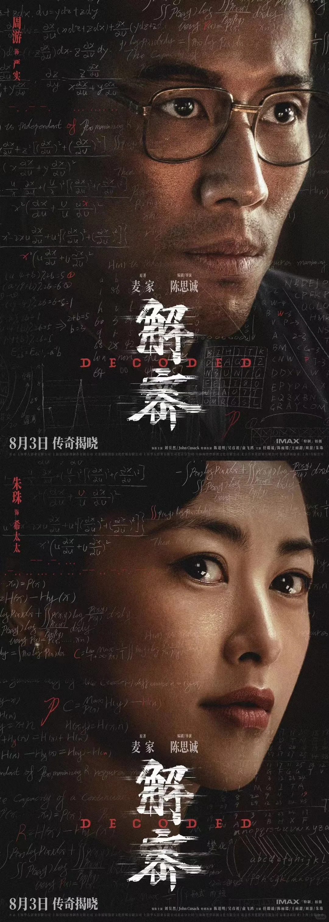 #电影解密  角色阵容海报