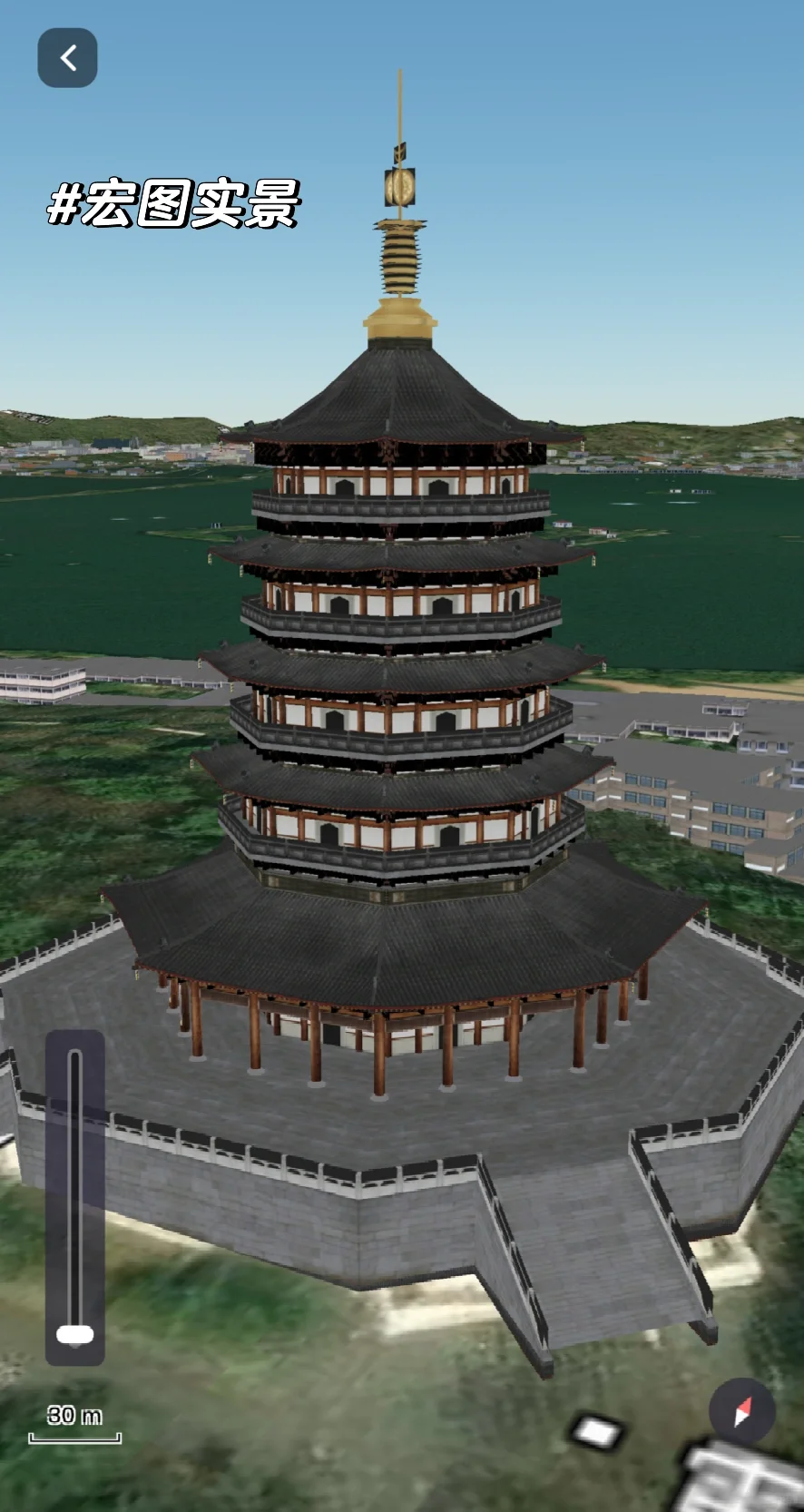 哪个地图软件的雷峰塔最好看？