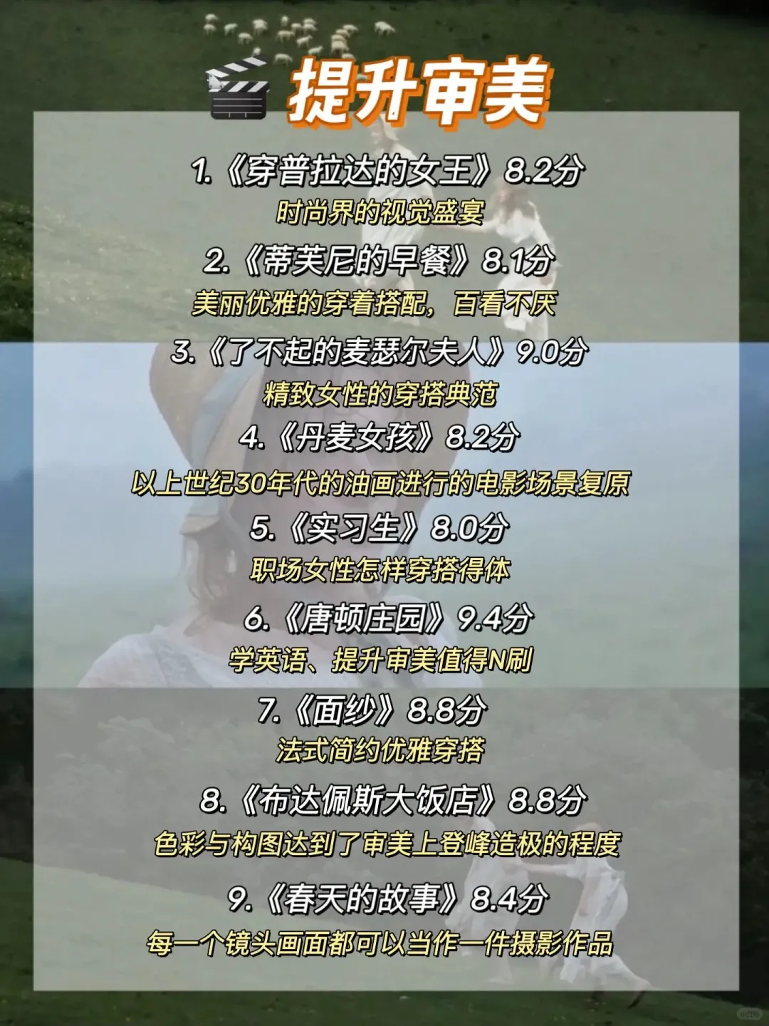 剧荒必看|人生必看电影🎬